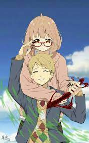 Mirai X Akihito Kyoukai No Kanata Kawaii Anime Anime Anime Characters