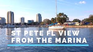 Wybierz z szerokiej gamy podobnych scen. St Petersburg Florida View From The Marina Youtube