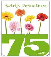 75 Jaar Verjaardag Gefeliciteerd Verjaardagskaarten