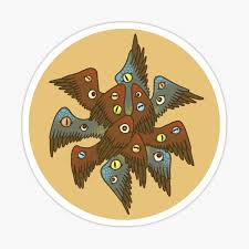 The cherubim shall have their wings spread upward, covering the mercy seat with their wings and facing one another; Cherubim Gifts Merchandise Redbubble