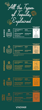 All The Types Of Tequila Explained Infographic Bartending Tips Tequila Reposado Tequila