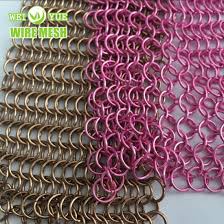 Mail drops for private access may be used for u.s.p.s. China Aluminum Alloy Chain Mail Mesh Curtain For Metal Mesh Drapery China Decorative Wire Mesh Metal Ring Mesh Curtain