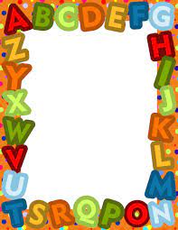 Alphabet kids are colorful bulletin board borders that will inspire kids to learn the alphabet in a refreshing and pleasant way. Alphabet Border Clip Art Page Border And Vector Graphics Page Borders Clip Art Borders Borders And Frames