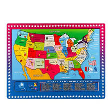 Maybe you would like to learn more about one of these? Buy Joqutoys Wooden Usa Map Puzzle For Kids 46 Pcs United States Puzzle Us Map Puzzle Educational Geography Learning Puzzle Board For Boys And Girls Online In Turkey B07542zz44