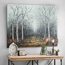 Abstract paintings painting art expressionist artists texture art texture painting. Mirrored Leaves Canvas Art Print Kirklands