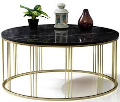 Wohnling couchtisch eva 58,5x42x58,5cm schwarz / … Casa Padrino Luxus Couchtisch Gold Schwarz O 90 X H 45 Cm Runder Wohnzimmertisch Mit Marmorplatte Wohnzimmer Mobel Tisch Kaufen Bei Demotex Gmbh
