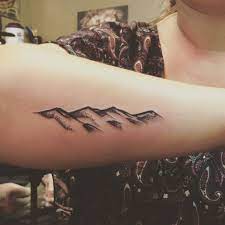 Blue Ridge Mountains Tattoo Anderson South Carolina Mountain Tattoo Purple Tattoos Tattoos