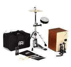 Meinl Percussion Cajon Drum Set Direct Drive Pedal With Cymbals And Hardware Cajon Drum Drum Set Drums