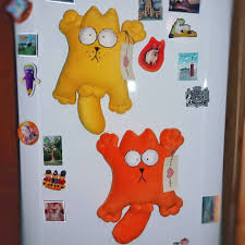 kot na holodilnik handmade poshiv kotsajmon kotnaprisoskah hochukota gdekupit kupit ruchnayarabota kotnaholodilnik kot character lisa simpson simpson