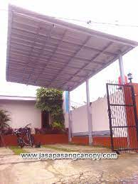 Pemasangan kanopi baja ringan minimalis di setia budi, jakarta selatan. Jasa Pemasangan Kanopi Rumah Minimalis Modern Jasa Pasang Canopy