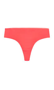 Women's Plus Size Smooth & Chic Cotton Persimmon Thong