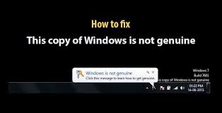I will write a post on it. 2 Ways To Fix This Copy Of Windows Is Not Genuine Error