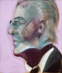 He has dark brown hair. Three Studies For A Portrait Gianni Agnelli Francis Bacon