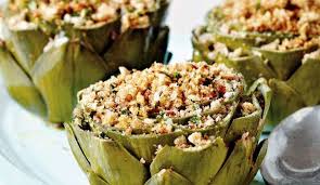 Crudi in insalata, ma anche bolliti, al forno, in padella o fritti. Ricetta Carciofi Ripieni Al Forno Le Ricette Di Buonissimo