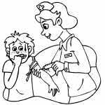 Cartoon hospital doctor coloring pages. At The Doctor Coloring Pages