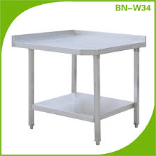 Stainless steel kitchen work tables have flat tops so chefs can chop vegetables, tenderize meats, knead dough, or mix batters. Commercial Stainless Steel Work Table For Sale Used In The Kitchen Marble Top Kitchen Work Tables Buy Work Table For Sale Marble Top Kitchen Work Tables Work Table Price Product On Alibaba Com