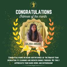 Congratulations, Sajida Ansari for being recognized as the Internee of the  month at physiocally! #interneeofthemonth