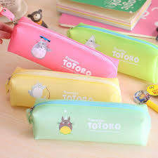 Bs81 Japan Stationery Cute Cartoon Hayao Miyazaki S Totoro Jelly Rubber Pencil Bag Students Pencil Case In Pencil Cases Fro Pencil Bags Cute Pencil Case Totoro
