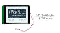 320x240 Graphic LCD Module / 5.0V FSTN+ White Backlight with Negative  Voltage Supply