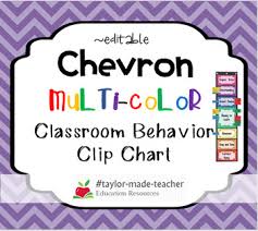 chevron behavior clip chart behavior management system editable