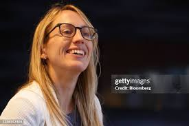 Caroline Malcolm, head of international policy at Chainalysis Inc.,... News  Photo