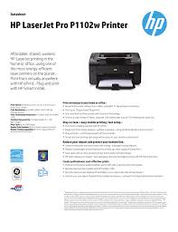 It has a very portable size of reasonable physical dimensions that includes the weight of 11.6 lbs. Hp Laserjet Pro P1102w Printer Manualzz