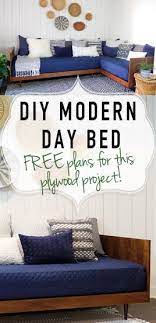Please be aware this listing is for a digital pdf download and no physical item will be sent! Plywood Mid Century Modern Daybed Diy Deeply Southern Home Diy Daybed Mid Century Modern Daybed Furniture Plans