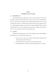 Bab v kesimpulan dan saran. Http Repository Umy Ac Id Bitstream Handle 123456789 18677 I 20bab 20v Pdf Sequence 9 Isallowed Y