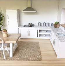 Modern Corner Kitchen Wood Kitchen Diy Barbie Furniture Diy Dollhouse Furniture