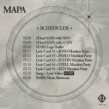 Its title is a combination of mama and papa. Sb19 Official On Twitter Mapa Release Scheduler Sb19ikalawangyugto Sb19mapa