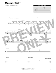 It was released on the blue rock label (4014) in may 1965 with sir mack rice as the artist. Mustang Sally Sheet Music Wilson Pickett Drum Chart