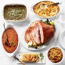This cheesy green bean casserole is made with fresh green beans and sauteed mushrooms. Complete Southern Thanksgiving Honey Glazed Ham Dinner Prepared Meal Delivery Williams Sonoma