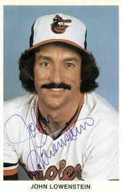 John Lowenstein's career with the Orioles