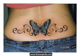 Tramp Stamp Tattoo Designs Lower Back Tattoos Flowers Design Ideas Girl Back Tattoos Butterfly Tattoos For Women Butterfly Back Tattoo