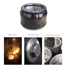 High Quality Truck Brake System Parts Rear Axle Brake Drum 43512-2060  435122060 for Hino Heavy Duty Truck