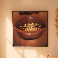 Black Wall Art: Gangsta Grillz