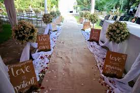 Ceremony Set Up By Rej Flowershop And Event Styling Wedding Flower Arrangement Aisle Arrangement Indoor Church Wedding Indoor Wedding Flower Arrangements