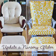 Update A Nursery Glider Rocking Chair The Diy Mommy Nursery Rocking Chair Glider Glider Rocking Chair Rocking Chair Nursery