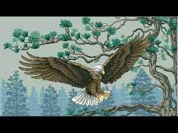 Cross stitch pattern in pdf. Cross Stitch Patterns Free To Download Cross Stitch Majestic Eagle Youtube