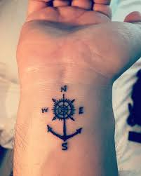In this post you can see different images and photos of compass with anchor tattoo design made by different people of different ages. Anchor Compass Tattoo Compass Tattoo Anchor Compass Tattoo Tattoos For Guys