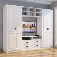 Having a colorful bedroom is not for everyone, but the show of bright shades make another fun closet design from california closets. Luxury Design Modern Bedroom Wardrobe With Led Tv Storage Cabinet China Walk In Closet Modern Clothes Walk In Closet Made In China Com