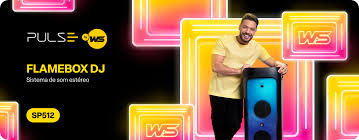 Caixa de Som Torre Flamebox DJ 5000W RMS Pulse - SP512 - Pulse Sound Novo