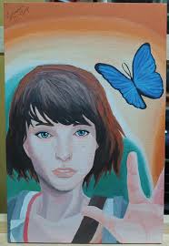 Hello, I'm here to show you my first painting of Max,