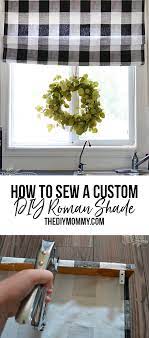 Sew A Diy Roman Shade The Diy Mommy Diy Roman Shades Diy Window Treatments Diy Window Shades