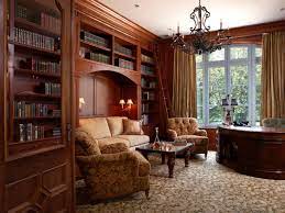12 Dreamy Home Libraries Home Library Design Traditional Office Decor Traditional Home Office