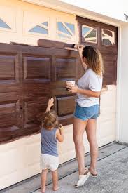 Garage doors └ garage doors & openers └ diy materials └ home, furniture & diy all categories antiques art baby books, comics & magazines business, office & industrial cameras the key factors of wood commonly used for garage doors are durability and weather resistance. Diy Garage Door Makeover With Gel Stain Diy Fresh Mommy Blog