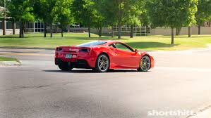 Autodrive's shift cadence is aligned with temperate. Spotted Ferrari 488 Gtb