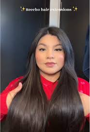 Trying Reecho hair extensions! Perfect for volume & length!🤩 #fyp#for...