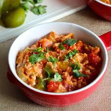 Mish Mash Traditional Bulgarian Recipe 196 Flavors Bulgarian Recipes Recipes Stuffed Peppers