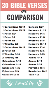 16all scripture is inspired by god and is useful to teach us what is true and to make us realize what is wrong in our lives. 30 Best Bible Scriptures On Comparison Connectus